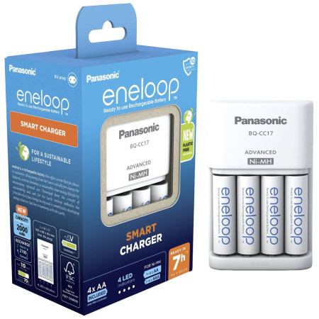 Panasonic Smart + 4x AA Eneloop 2000 mAh