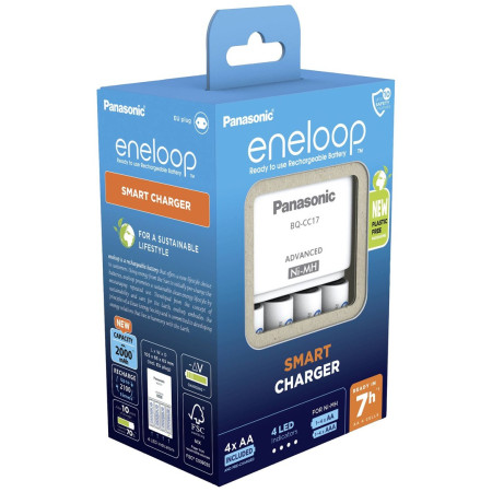 Panasonic Smart + 4x AA Eneloop 2000 mAh