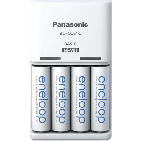 Panasonic Basic + 4x AA Eneloop 2000 mAh