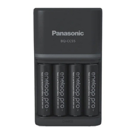 Panasonic Eneloop BQ-CC55 + 4 x R6/AA Eneloop Pro 2500 mAh
