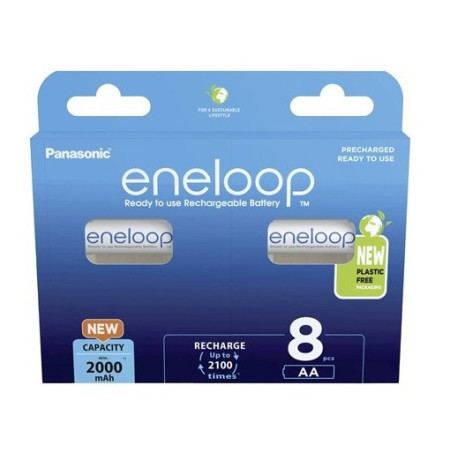 Panasonic Eneloop AA 2000mAh 8 vnt.