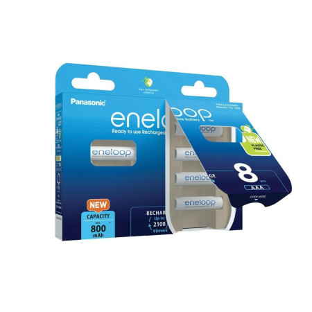 Panasonic Eneloop AAA 800mAh 8 vnt.