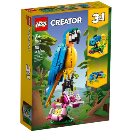 LEGO Creator 3w1 31136 Egzotinė papūga