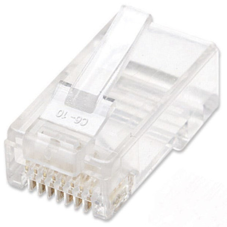 Intellinet 502344 laido jungtis RJ-45 Permatomas