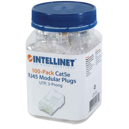 Intellinet 502399 laido jungtis RJ-45 Permatomas