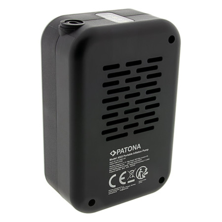 PATONA Elektrinė pompa automobilių, dviračių padangoms, čiužiniams, kamuoliams 10,3 bar / 150 PSI su Powerbanku ir LED Lempa