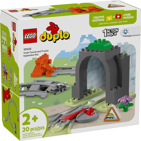 LEGO Duplo 10425 Miestas: Tunelis ir Geležinkelio Bėgiai