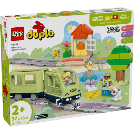 LEGO Duplo Town 10427 Nuotykiai su interaktyviu traukiniu