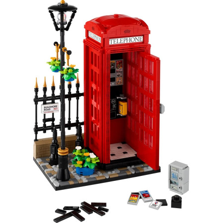 LEGO Ideas 21347 Raudona Londono telefonų būdelė