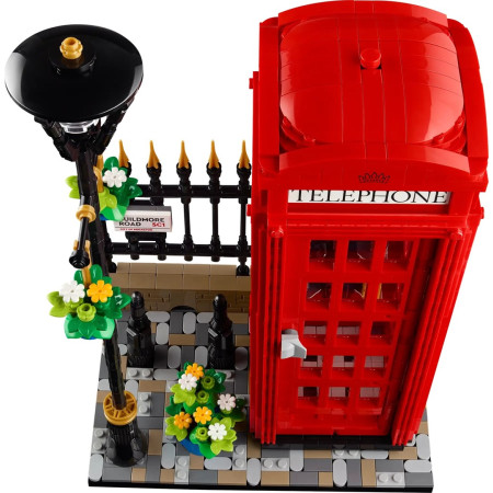 LEGO Ideas 21347 Raudona Londono telefonų būdelė