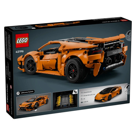 LEGO Technic Pomarančinis Lamborghini Huracán Tecnica 42196