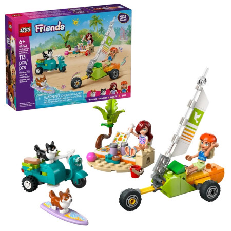 LEGO Friends 42641 Nuotykiai su plaukiojančiais šunimis ir motoroleriu