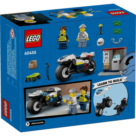 LEGO City 60455 Policijos motociklo gaudynės