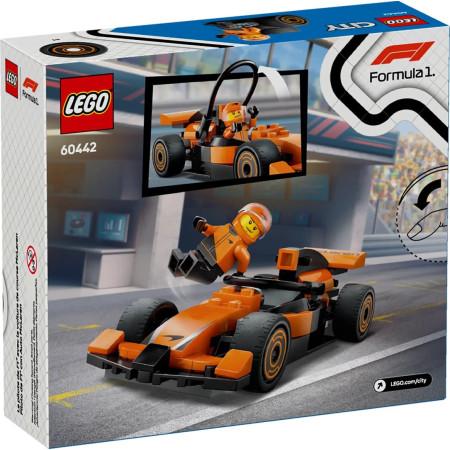 LEGO City 60442 F1 vairuotojas ir McLaren bolidas