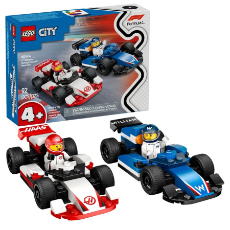LEGO City 60464 F1 Bolidai Williams Racing ir Haas F1