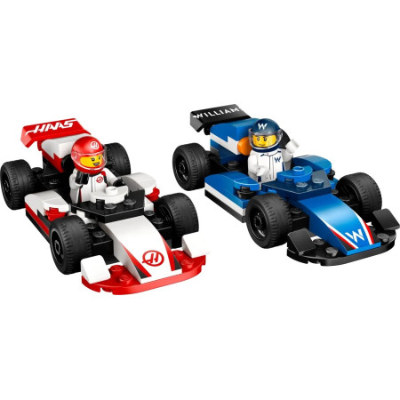 LEGO City 60464 F1 Bolidai Williams Racing ir Haas F1