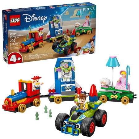 LEGO Disney Pixar 43264 Žaislų istorija – Šventinis traukinys