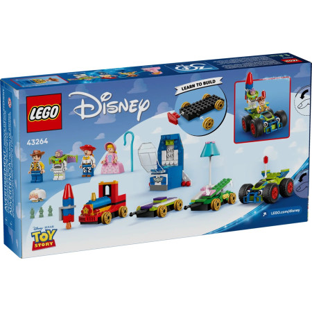 LEGO Disney Pixar 43264 Žaislų istorija – Šventinis traukinys