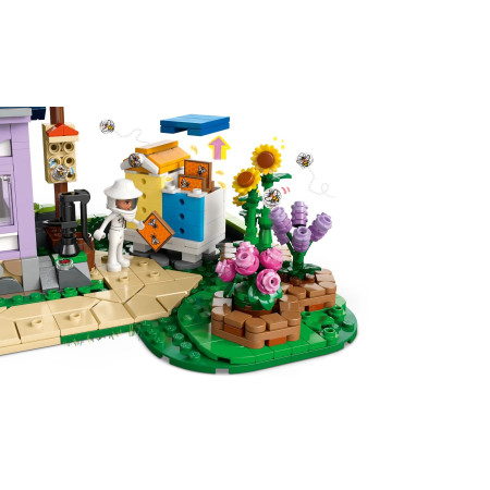 LEGO Friends 42669 Bitininkų Namai Ir Gėlių Sodai