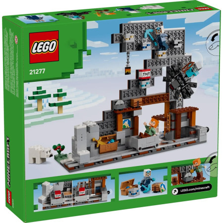 LEGO Minecraft 21277 Kasykla su kirtikliu