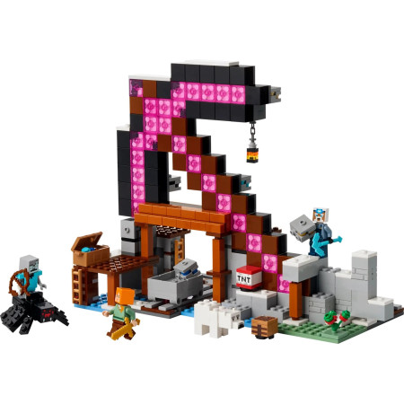 LEGO Minecraft 21277 Kasykla su kirtikliu