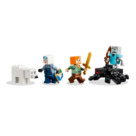 LEGO Minecraft 21277 Kasykla su kirtikliu