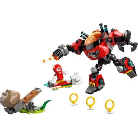 LEGO Sonic 77005 Knuckles prieš Dr. Eggman su Mechu Kiaušinių Smogiku