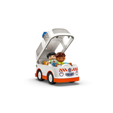 LEGO Duplo Town 10447 Greitosios pagalbos automobilis su vairuotoju