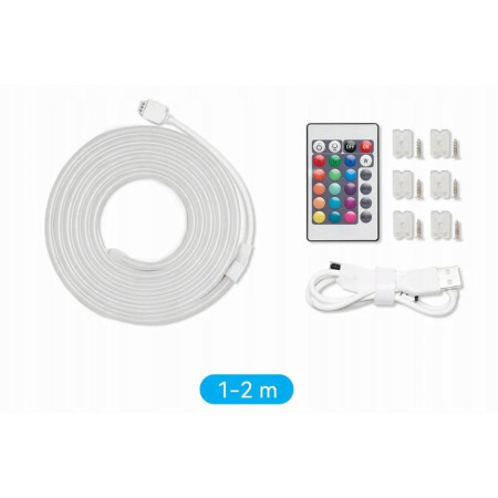 Vention Silikoninė Neoninė Juosta su IR Pulteliu ir USB Maitinimu 5V 2m