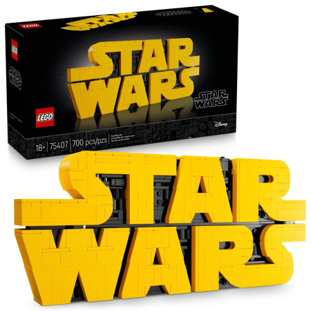 LEGO Star Wars 75407 Star Wars logotipas iš LEGO kaladėlių