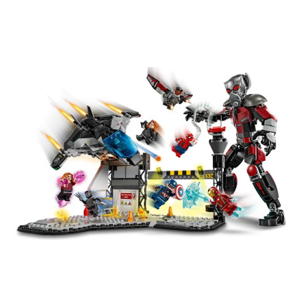 LEGO Marvel 76314 Kapitonas Amerika: Herojų karas - mūšis