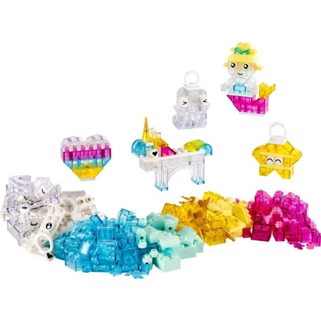 LEGO Classic 11040 Magiškas rinkinys su skaidriais blokais