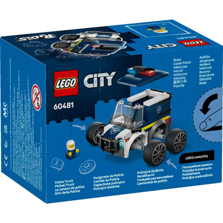 LEGO City 60481 Policijos sunkvežimis