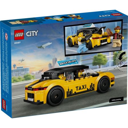 LEGO City 60487 Geltona taksi