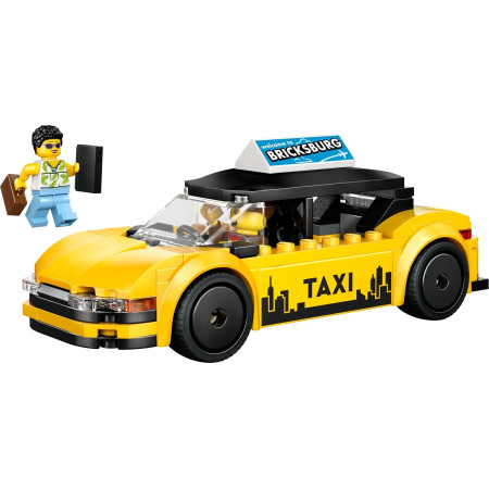 LEGO City 60487 Geltona taksi