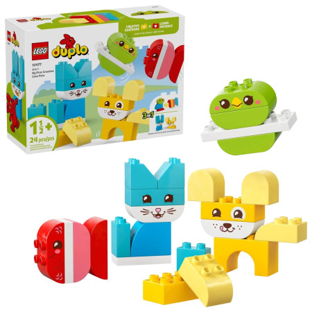 LEGO Duplo Pirmieji kūrybingi gyvūnai 3 in 1