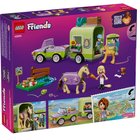 LEGO Friends Prikabinta su arkliu ir kumeliuku