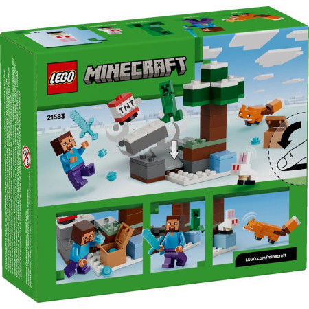 LEGO Minecraft 21583 Steve'o nuotykis taigoje