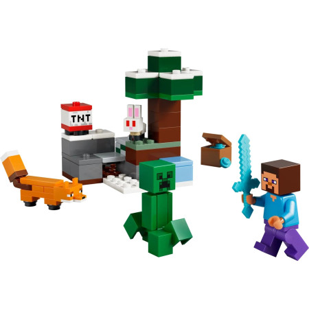 LEGO Minecraft 21583 Steve'o nuotykis taigoje