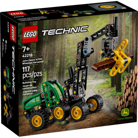 LEGO Technic 42218 John Deere 1470H ratinis derintuvas