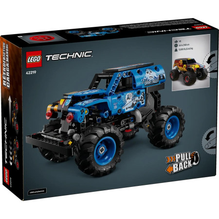 LEGO Technic 42219 Monster Jam Grave Digger Ugnis ir ledas