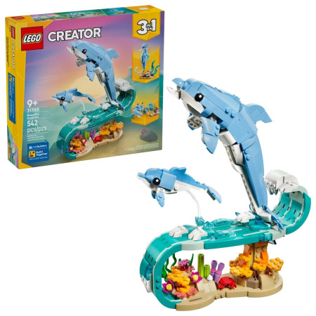 LEGO Creator 31385 Jūros gyvūnai: gražus delfinas