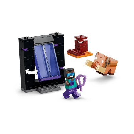 LEGO Minecraft 21584 Kelionė per Nether ir End