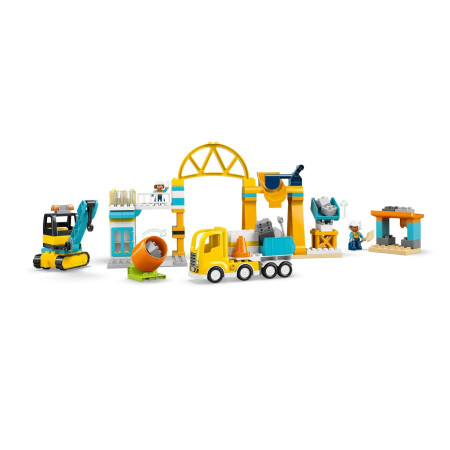LEGO Duplo Town 10476 Statybų aikštelė su transporto priemonėmis 3 in 1