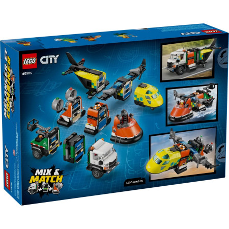 LEGO City 60505 Rinkinys su lėktuvu, serviso sunkvežimiu ir oro pagalve