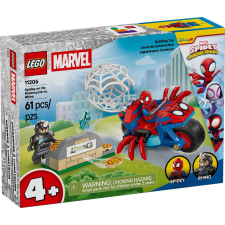 LEGO Spidey 11206 Spidey ant motociklo prieš Rhino
