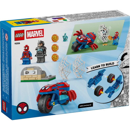 LEGO Spidey 11206 Spidey ant motociklo prieš Rhino