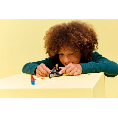 LEGO Super Heroes Marvel 76335 Spider-Man prieš Ghost Rider su motociklu