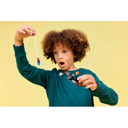 LEGO Super Heroes Marvel 76335 Spider-Man prieš Ghost Rider su motociklu