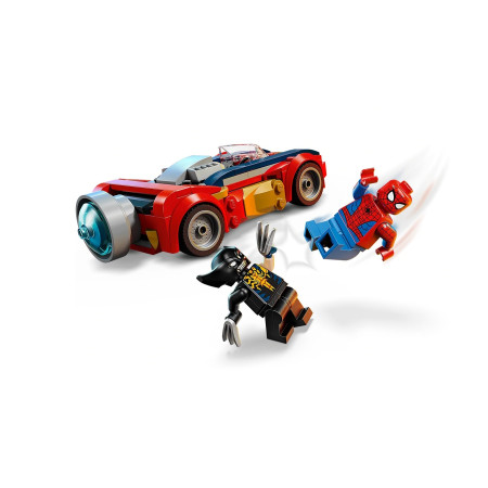 LEGO Super Heroes Marvel 76336 Spider-Man automobiliu prieš Venomą Wolverine'ą